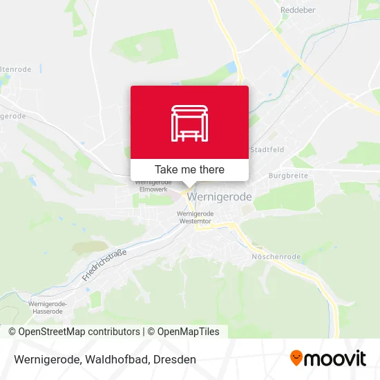 Карта Wernigerode, Waldhofbad
