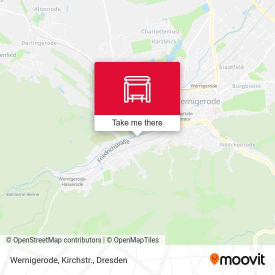 Карта Wernigerode, Kirchstr.