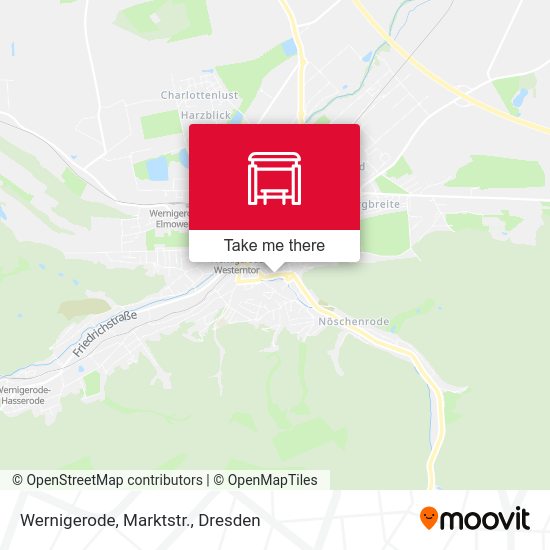 Карта Wernigerode, Marktstr.