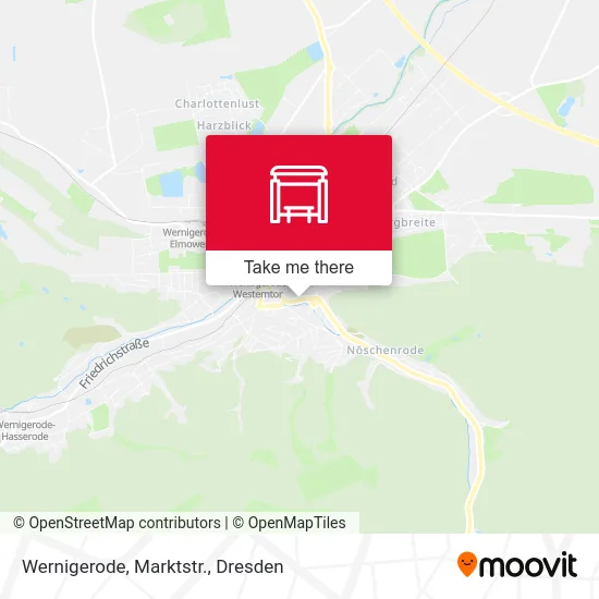 Карта Wernigerode, Marktstr.