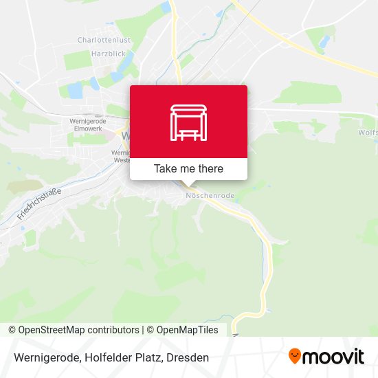 Карта Wernigerode, Holfelder Platz