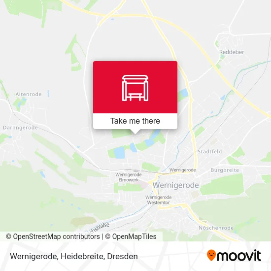 Карта Wernigerode, Heidebreite