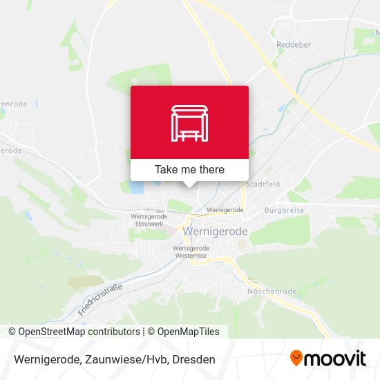 Карта Wernigerode, Zaunwiese/Hvb