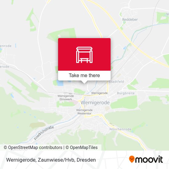 Карта Wernigerode, Zaunwiese/Hvb