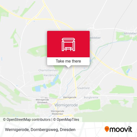 Карта Wernigerode, Dornbergsweg