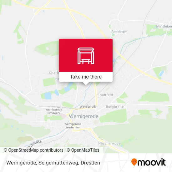 Карта Wernigerode, Seigerhüttenweg