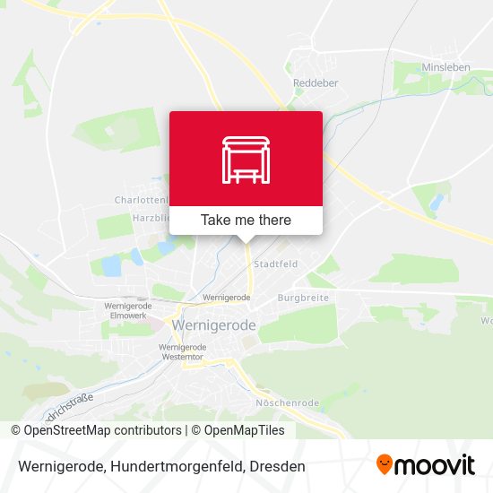 Карта Wernigerode, Hundertmorgenfeld