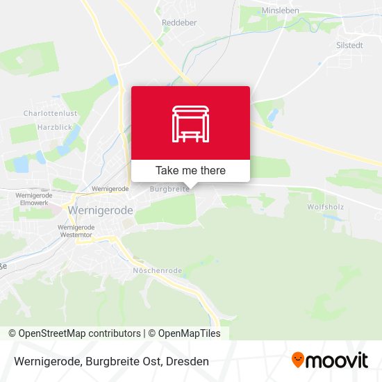Карта Wernigerode, Burgbreite Ost