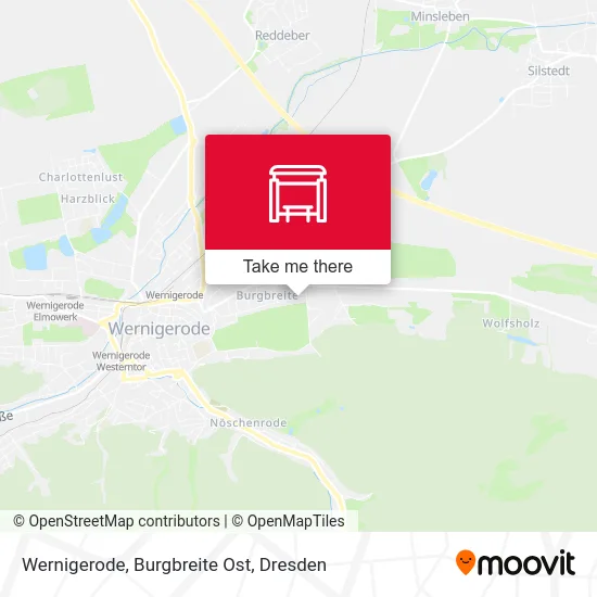 Карта Wernigerode, Burgbreite Ost
