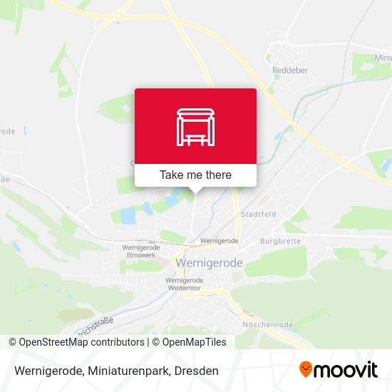 Карта Wernigerode, Miniaturenpark