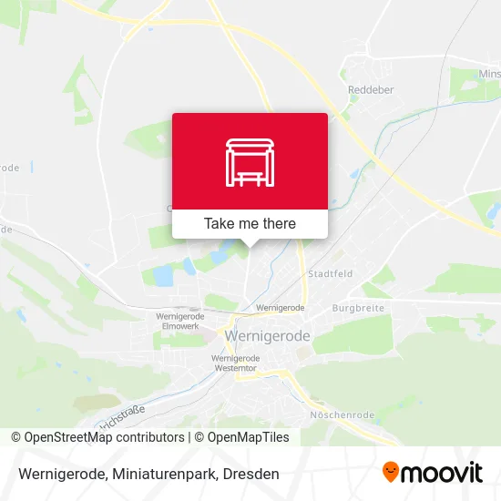 Карта Wernigerode, Miniaturenpark