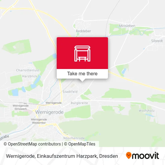 Карта Wernigerode, Einkaufszentrum Harzpark