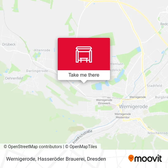 Карта Wernigerode, Hasseröder Brauerei