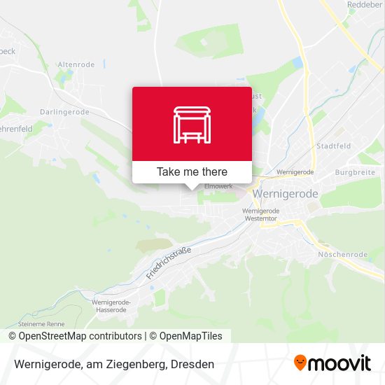Карта Wernigerode, am Ziegenberg