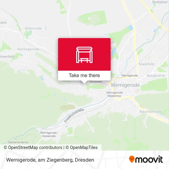 Карта Wernigerode, am Ziegenberg