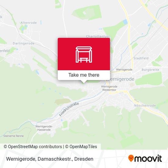 Карта Wernigerode, Damaschkestr.