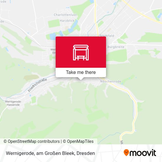 Карта Wernigerode, am Großen Bleek