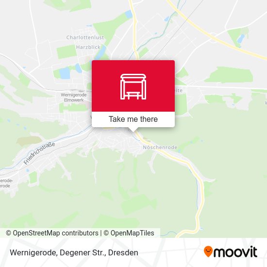 Карта Wernigerode, Degener Str.