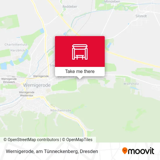 Карта Wernigerode, am Tünneckenberg