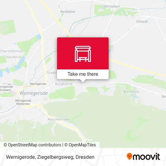 Карта Wernigerode, Ziegelbergsweg