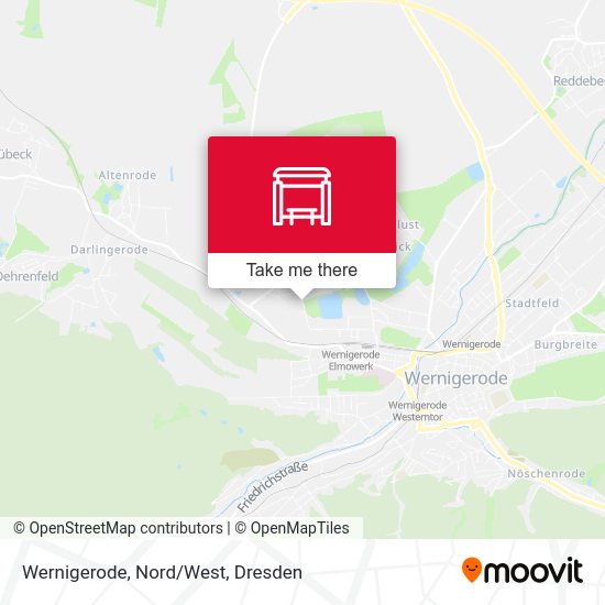 Карта Wernigerode, Nord/West