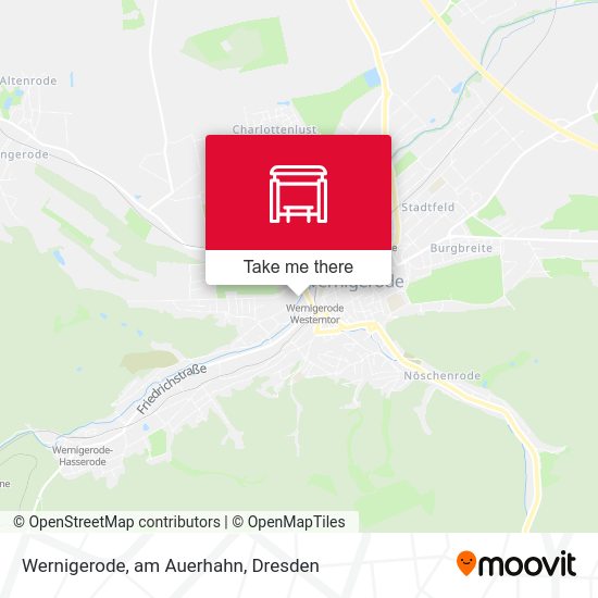 Карта Wernigerode, am Auerhahn
