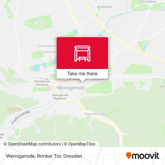 Карта Wernigerode, Rimker Tor