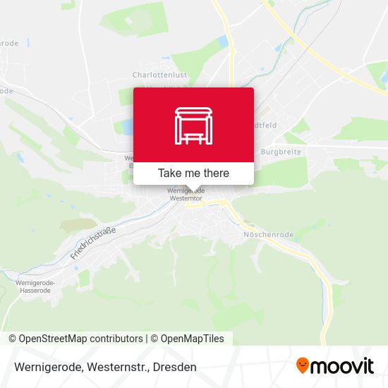 Карта Wernigerode, Westernstr.