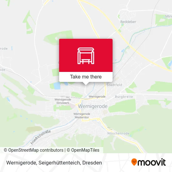 Карта Wernigerode, Seigerhüttenteich