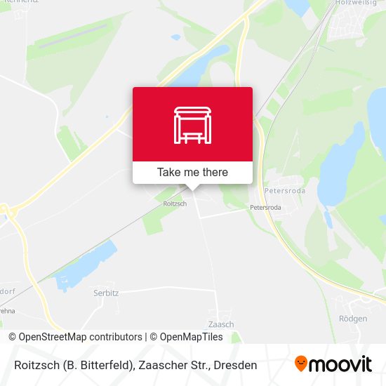 Карта Roitzsch (B. Bitterfeld), Zaascher Str.
