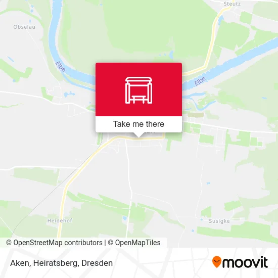 Карта Aken, Heiratsberg