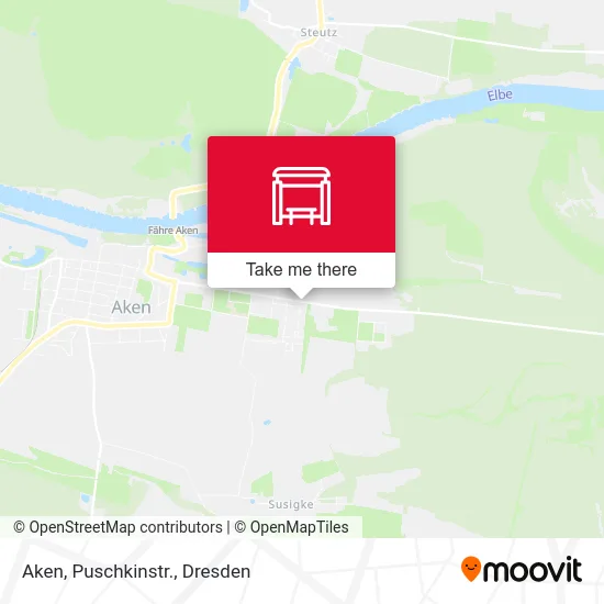 Aken, Puschkinstr. map
