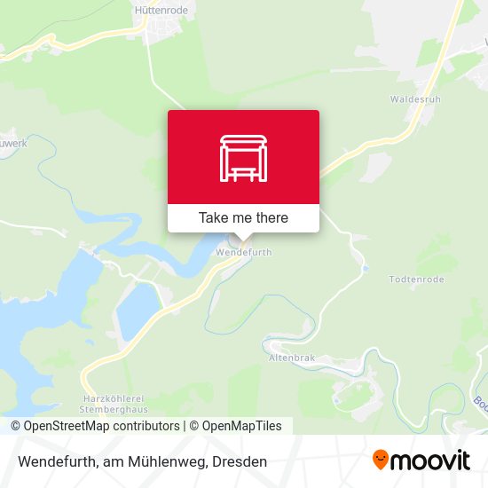 Карта Wendefurth, am Mühlenweg
