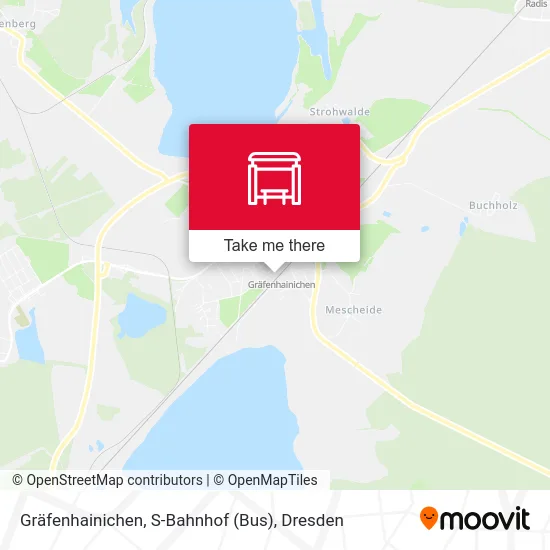 Карта Gräfenhainichen, S-Bahnhof (Bus)