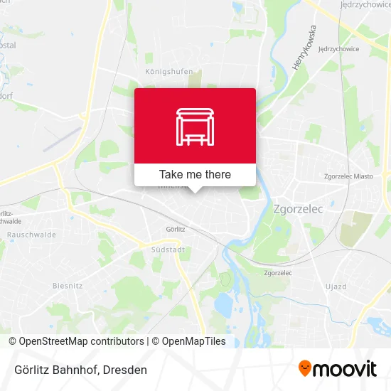 Карта Görlitz Bahnhof