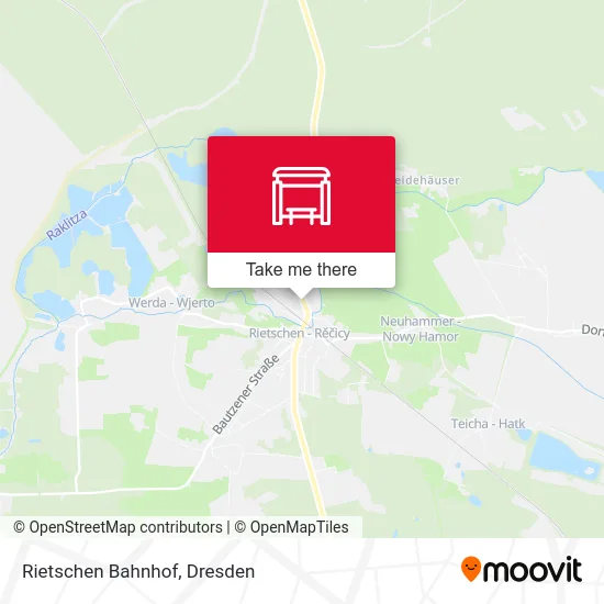Rietschen Bahnhof map