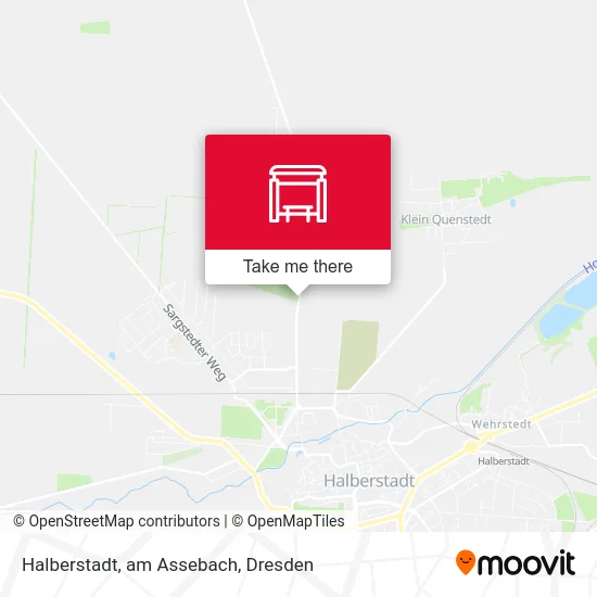Карта Halberstadt, am Assebach