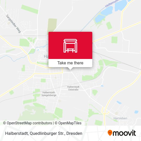 Карта Halberstadt, Quedlinburger Str.