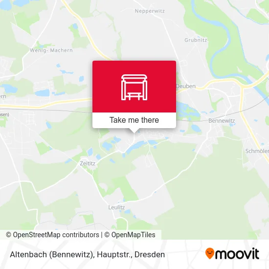 Карта Altenbach (Bennewitz), Hauptstr.