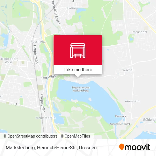 Карта Markkleeberg, Heinrich-Heine-Str.