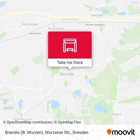 Карта Brandis (B. Wurzen), Wurzener Str.