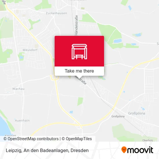 Карта Leipzig, An den Badeanlagen