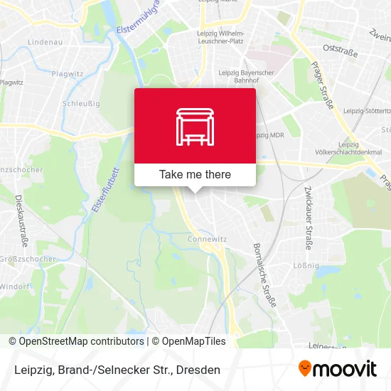 Карта Leipzig, Brand-/Selnecker Str.