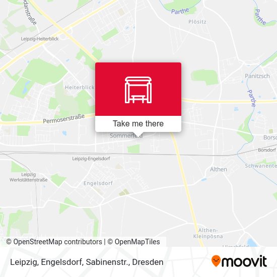 Карта Leipzig, Engelsdorf, Sabinenstr.