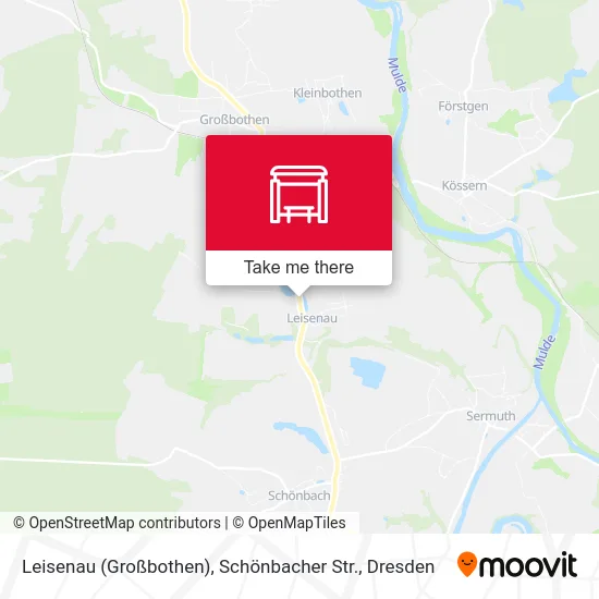 Карта Leisenau (Großbothen), Schönbacher Str.