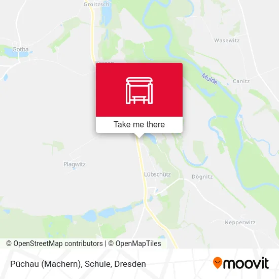 Карта Püchau (Machern), Schule