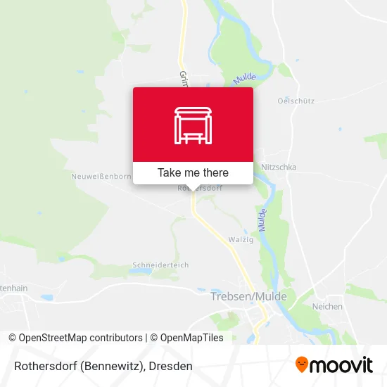 Rothersdorf (Bennewitz) map