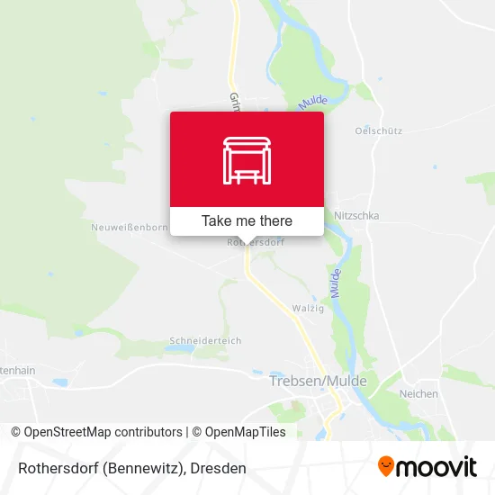 Rothersdorf (Bennewitz) map