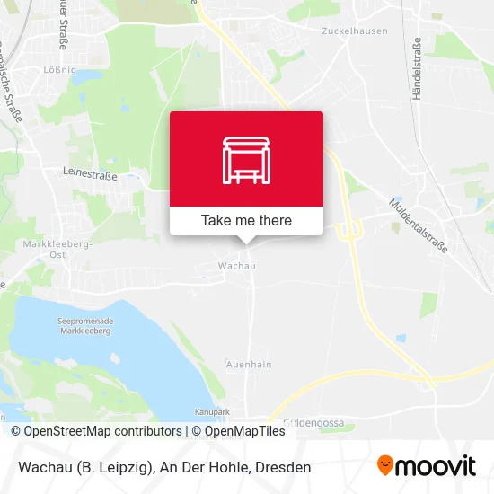 Карта Wachau (B. Leipzig), An Der Hohle