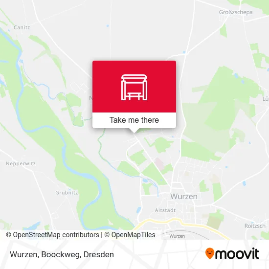 Карта Wurzen, Boockweg